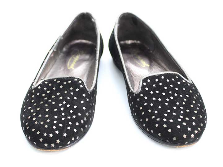 『ボンポワン/BONPOINT』 18cm(29) シューズ/靴 黒×シルバー 【中古】 子供 キッズ kids 女の子 秋冬 s..