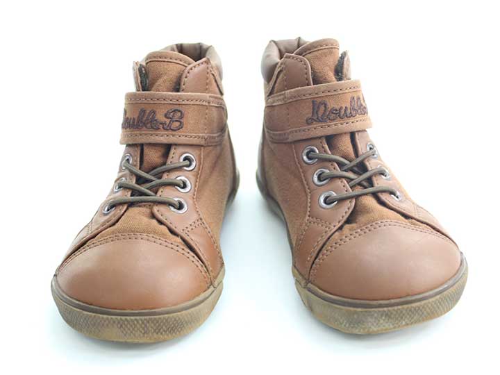 『ミキハウスダブルB/MIKIHOUSE DOUBLE.B』 16cm シューズ/靴 茶 【中古】 子供 キッズ kids 男の子 女..