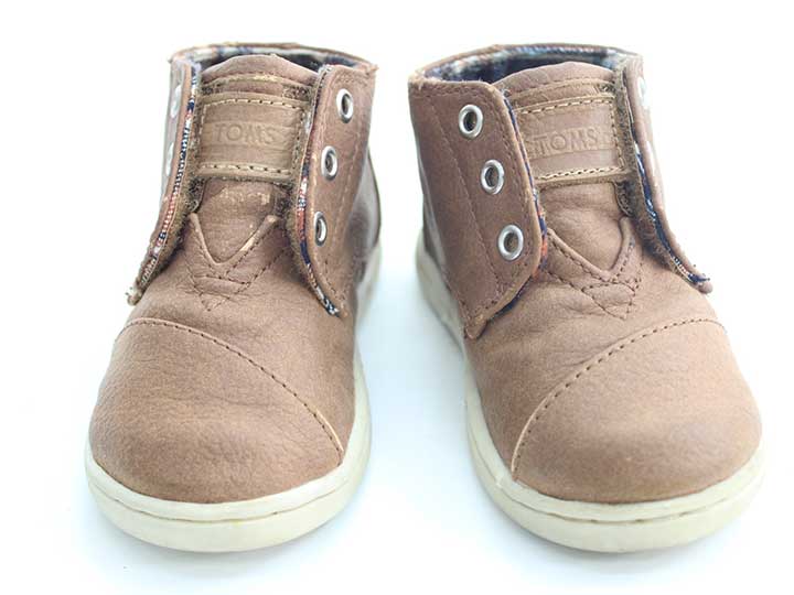 『トムズ/TOMS』 12cm シューズ/靴 茶 【中古】 子供 キッズ kids ベビー baby 男の子 女の子 秋冬 shoes 528042