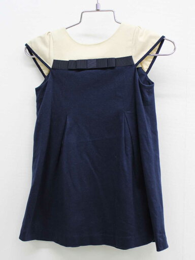 〔トッカ/TOCCA BAMBINI〕80cm 半袖ワンピース アイボリー×紺 フォーマル 卒園式 入園式 謝恩会 結婚式 冠婚葬祭 発表会【中古】子供服 キッズ kids ベビー服 baby 女の子 fml 821052 〔トッカ/TOCCA BAMBINI〕80cm 半袖ワンピース アイボリー×紺 フォーマル 卒園式 入園式 謝恩会 結婚式 冠婚葬祭 発表会【中古】子供服 キッズ kids ベビー服 baby 女の子 fml 821052
