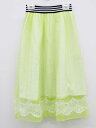 〔アナスイミニ/ANNA SUI mini〕150cm(LL) スカート 黄緑【中古】子供服 キッズ kids ジュニア 女の子 春夏 bottoms 4120...