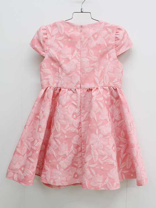 【値下げ!】タルティーヌエショコラ 半袖ドレスワンピース 120cm キッズ 女児 ピンク【中古】≪ 2