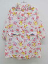 【夏SALE!】ミキハウス レインコート 100-110cm キッズ 女児 白【中古】≪