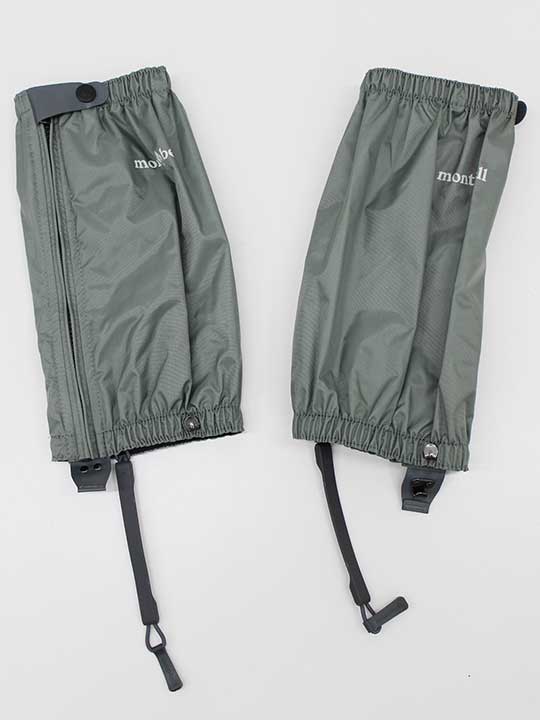 モンベル キッズスパッツ 21-25cm キッズ 男児 女児 グレー【新品 未使用品】【新入荷!】≪