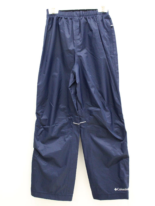 雨具 - コロンビア レインパンツ 120cm キッズ 男児 女児 紺【中古】【新入荷!】≪
