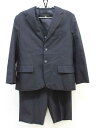 ティーケーサップキッドTKSAPKID〕120cmスーツ3点セット黒ネクタイ付卒園式入学式結婚式七五三発表会謝恩会冠婚葬祭【中古】子供服キッズkids男の子13...