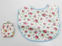 新品 未使用品〔キャスキッドソン/Cath Kidston〕おスタイ/よだれかけ/ビブ&がま口セット/小物 白×赤【ネット限定】子供 キッズ ベビー baby ...