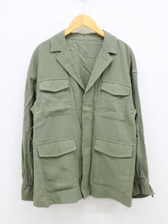 【SALE】ナノユニバース M-65ミニタリージャケット 36 レディース カーキ【中古品】■ auc-kids2nds-10605238 セカンズ&キッズセカンズ サンプル画像2
