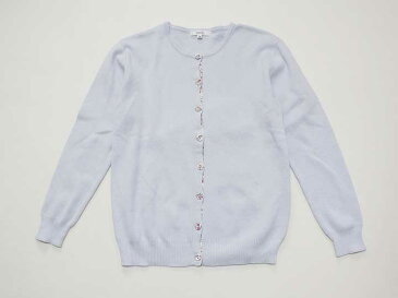 【新規値下げ!】《シップス/SHIPS kids》140cm カーディガン ブルー【中古 USED】子供服 キッズ kids ジュニア 女の子 春秋 713002