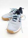 『adidas/アディダス』ハンドボールシューズ/FX1794/スニーカー/カジュアル/シューズ/靴 グレー×ネイビー/灰色系×紺 レディース 24cm【中古】 春夏秋冬 037042(4)