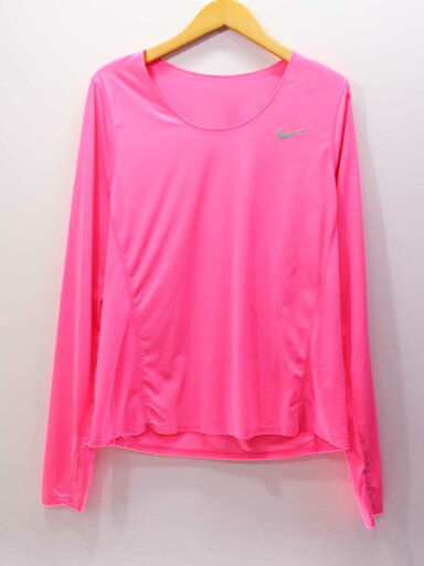 『NIKE/ナイキ』ドライフィットトレーニングカットソー/カジュアル/シンプル/スポーツ/トップス/カットソー/長袖 ピンク レディース L 【中古】 春夏秋冬 119042 『NIKE/ナイキ』ドライフィットトレーニングカットソー/カジュアル/シンプル/スポーツ/トップス/カットソー/長袖 ピンク レディース L 【中古】 春夏秋冬 119042