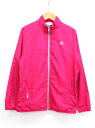 【新規値下げ】『adidas/アディダス』ウインドジャケット/ウィンドブレーカー/羽織/長袖 ピンク レディース M【中古】 春夏秋冬 212142