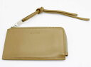 【SALE】新品 未使用品『JIL SANDER/ジル サンダー』コインケース/P6487/ラウンドファスナー/袋付き/小銭入れ/カードケース/小物 ベージュ系...