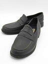 【SALE】ハンター ラバーローファー UK9 メンズ ブラック【中古】 †