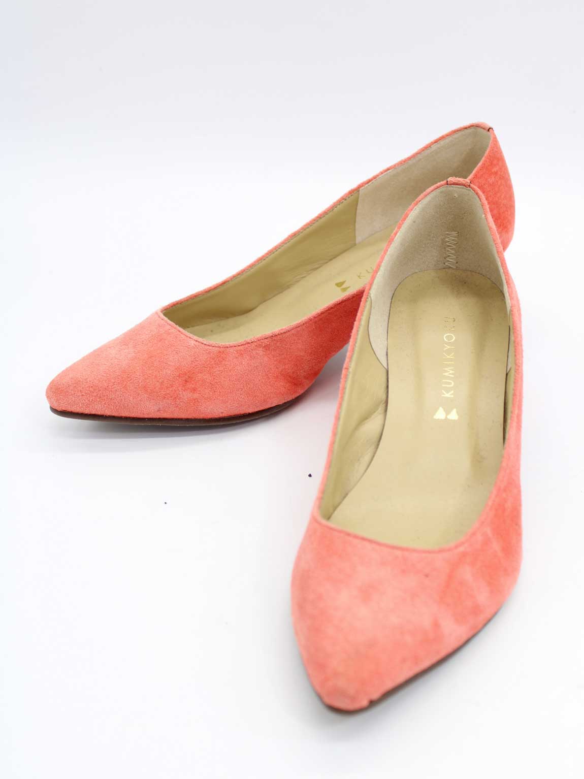クミキョク スエードパンプス M レディース ピンク系【新品 未使用品】 †(4)