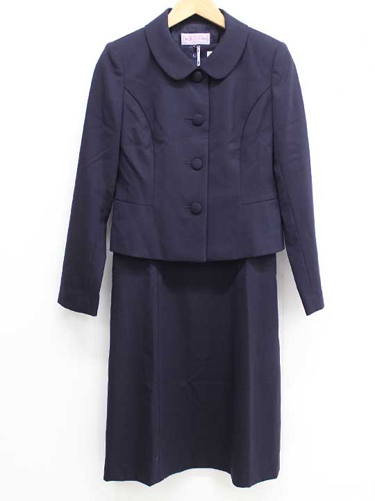 Wool - 【値下げ】コージアトリエ アンサンブルスーツ 7 レディース ダークネイビー/濃紺【中古】 †