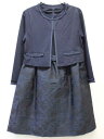 【新規値下げ!】コムサエンジェルCOMMECAANGEL120130cmアンサンブル濃紺×黒フォーマル入学式卒園式結婚式冠婚葬祭発表会謝恩会【中古】子供服キッズ...