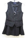 【新規値下げ!】▼ショパンドゥ/CHOPINdeux▼150cm ベスト×プリーツスカート 黒 フォーマル 入学式 卒業式 結婚式 冠婚葬祭 発表会 謝恩会 【...