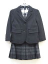 【新規値下げ!】▼バーバリー/BURBERRY▼104cm(4Y) スーツ 黒×グレー フォーマル 入園式 卒園式 入学式 結婚式 冠婚葬祭 発表会 謝恩会 【中古】子供服 キッズ kids 女の子 fml 011042