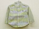 【SALE!】▼ラルフローレン/Ralph Lauren▼90cm シャツ/ブラウス 紺×白×黄色 【中古】 子供服 キッズ kids ベビー服 baby 男の...