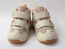 【SALE!】▼アシックス/asics▼13cm スニーカー/スポーツシューズ/運動靴 オフホワイト×ピンク 【中古】子供 キッズ kids ベビー baby ...