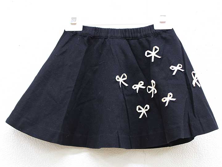 ▼トッカ/TOCCA BAMBINI▼90cm スカート 黒×ベージュ【中古】子供服 キッズ kids ベビー服 baby 女の子 春夏秋冬 bottoms 512042