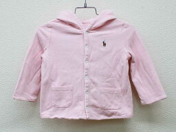 ▼ラルフローレン/Ralph Lauren▼85cm位 パーカー ピンク×白＆ピンク リバーシブル 【中古】 子供服 キッズ kids ベビー服 baby 女の子 春 tops 022042