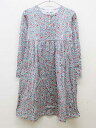 ▼アニエスb/アニエスベー/agnes b. ENFANT▼145cm(12ans) ワンピース グレー×マルチ 【中古】子供服 キッズ kids ジュニア 女...