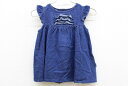 【SALE!】▼ベベ/BeBe▼80-90cm(M) チュニック/ワンピース 紺×白 【中古】 子供 キッズ kids ベビー服 baby 女の子 tops 春...
