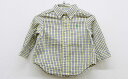 【SALE!】▼ラルフローレン/Ralph Lauren▼80cm 長袖シャツ 青×黄×白 袖2way【中古】 子供 キッズ kids ベビー服 baby 男の...