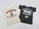 ▼デニム&ダンガリー/DENIM DUNGAREE/D&D▼100cm 半袖Tシャツ/半袖カットソー2点set グレー×白&ベージュ×赤系 【中古】【ネット限定...