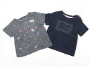 【夏SALE!】▼フィス/FITH▼80cm 半袖Tシャツ/半袖カットソー2点set 濃紺&グレー×マルチ 【中古】【ネット限定】 子供 キッズ kids ベビ...
