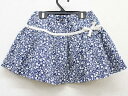 【SALE!】▼ファミリア/familiar▼90cm スカート 紺×白系【中古】 子供 キッズ kids ベビー服 baby 女の子 春夏 bottoms 4...
