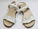 【夏SALE!】▼イル グッフォ/IL GUFO▼18.4cm(30) サンダル/靴 白×ベージュ 【中古】 子供 キッズ kids 女の子 夏 shoes 6...