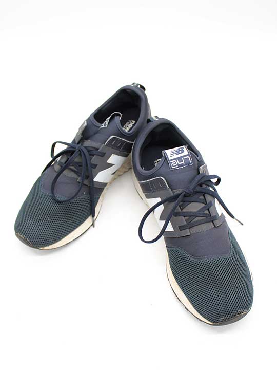 【新入荷】『New Balance/ニューバランス』MRL247RB/ランニングシューズ/スニーカー/シューズ/靴 ネイビー×グレー/紺×灰色 メンズ 28cm 【中古】 春夏秋冬 315042