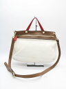 【SALE】★FURLA/フルラ★ 2WAYバッグ/シンプル/きれいめ/カジュアル/バッグ/鞄 ホワイト×ベージュ レディース【中古】春夏秋冬 601042(4)