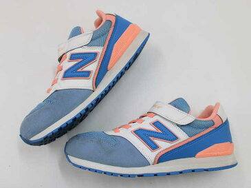 ▲ニューバランス/new balance▲24cm スニーカー/シューズ/靴 水色×ピンク 996【中古 USED】子供 キッズ kids ジュニア 女の子 春夏秋冬 724002