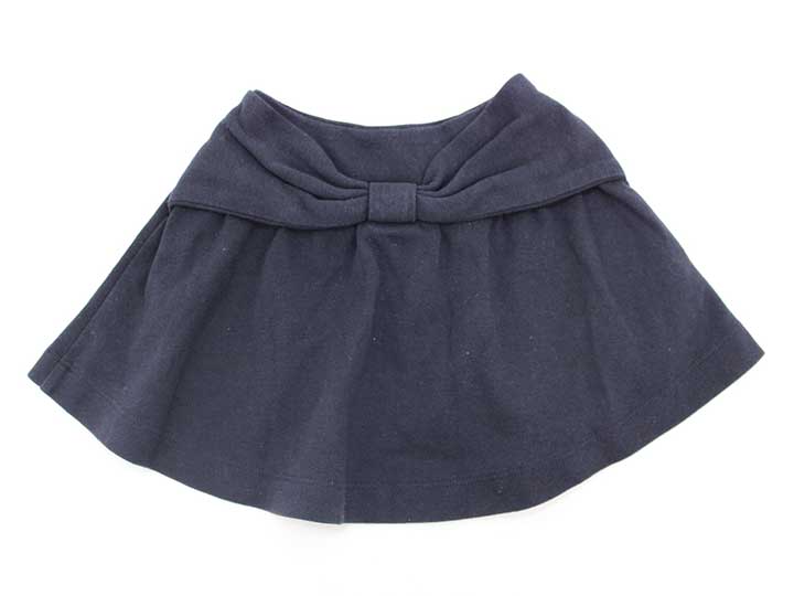 【値下げ!】▲ケイトスペードニューヨーク/kate spade new york kids▲80cm(SS) スカート 濃紺【中古】子供服 キッズ kids ベビー服 baby 女の子 秋冬 509022 bottoms