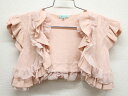 【SALE!】△トッカ/TOCCA BAMBIN△80cm 半袖ボレロ ピンク【中古】子供服 キッズ kids ベビー服 baby 女の子 春秋 409032 ...