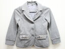 【値下げ!】△アルマーニ ジュニア/Armani Junior△94cm(2A) ジャケット グレー【中古】子供服 キッズ kids 女の子 春秋 409032 otr