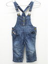 【SALE!】△ディーゼルキッズ/DIESEL kids△70cm(6M) オーバーオール/つなぎ インディゴ ユーズド加工【中古】子供服 キッズ kids ベビー服 baby 女の子 春夏秋冬 409032 onepi