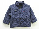 △ラルフローレン/Ralph Lauren△90cm(24M) キルティングジャケット/キルティングコート 紺【中古】子供服 キッズ kids ベビー服 baby 男の子 秋冬 409032