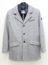 ▲アルマーニ ジュニア/Armani Junior▲154cm(12A) 重ね着風中綿コート グレー【中古】子供服 キッズ kids ジュニア 男の子 冬 901132 otr