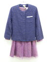 【新規値下げ!】▲ポールスミスジュニア/Paul Smith JUNIOR▲130cm(8A) アンサンブル 紺ツイード×赤紫 フォーマル 入学式 卒業式 卒園...
