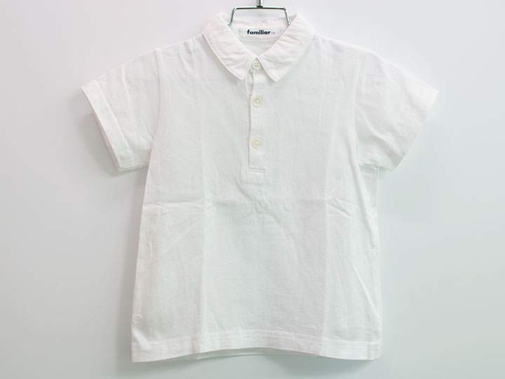 【新規値下げ!】▲ファミリア/familiar▲110cm 半袖ポロシャツ 白 フォーマル お受験 お稽古 通塾 見学会 説明会 運動テスト 運動適正 通園 通学 卒園式 入学式 結婚式 発表会 七五三 冠婚葬祭【中古】子供服 キッズ kids 男の子 fml 812042