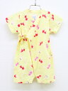 【夏SALE!】▲ミキハウス/mikihouse▲70-80cm(M) 甚平オール 黄 うさこちゃん 金魚 お祭り 花火大会 納涼祭 盆踊り 湯上り【中古】子供...