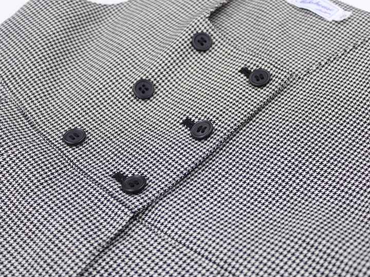 【SALE!】▲ミキハウス/mikihouse▲120cm ジャンパースカート 白×黒 千鳥格子 フォー...