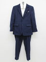 ▲ショパン/CHOPIN▲160cm スーツ3点セット 紺系チェック×白 フォーマル 入学式 卒業式 謝恩会 発表会 結婚式 冠婚葬祭【中古】子供服 キッズ k...