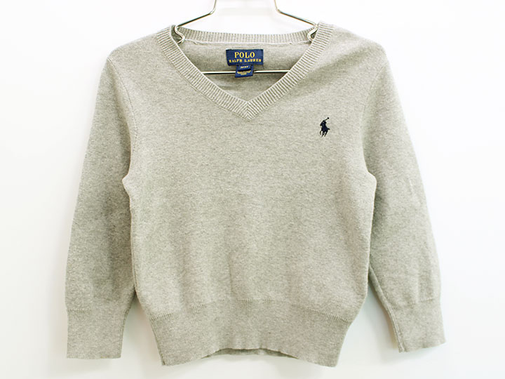 現行▲ラルフローレン/Ralph Lauren▲100cm(3/3T) セーター/ニット グレー フォーマル 入園式 謝恩会 通..
