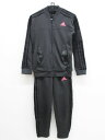 ▲アディダス/adidas▲140cm ジャージ/トレーニングウェア上下セット チャコールグレー スポーツ トレーニング 練習 課外活動 部活【中古】子供服 キ...